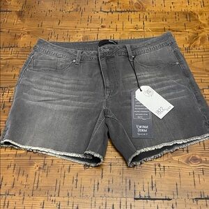 Vintage Women's Charcoal Jean Shorts